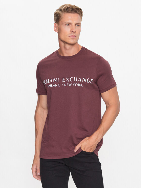 

Футболка узкого кроя Armani Exchange, красный