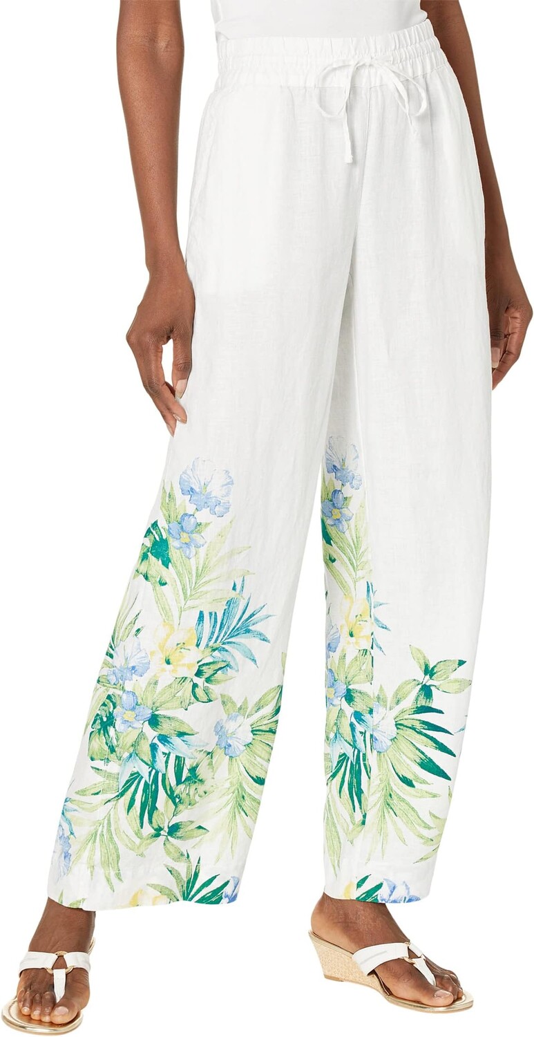 

Легкие брюки Tropical Retreat с высокой посадкой Tommy Bahama, белый