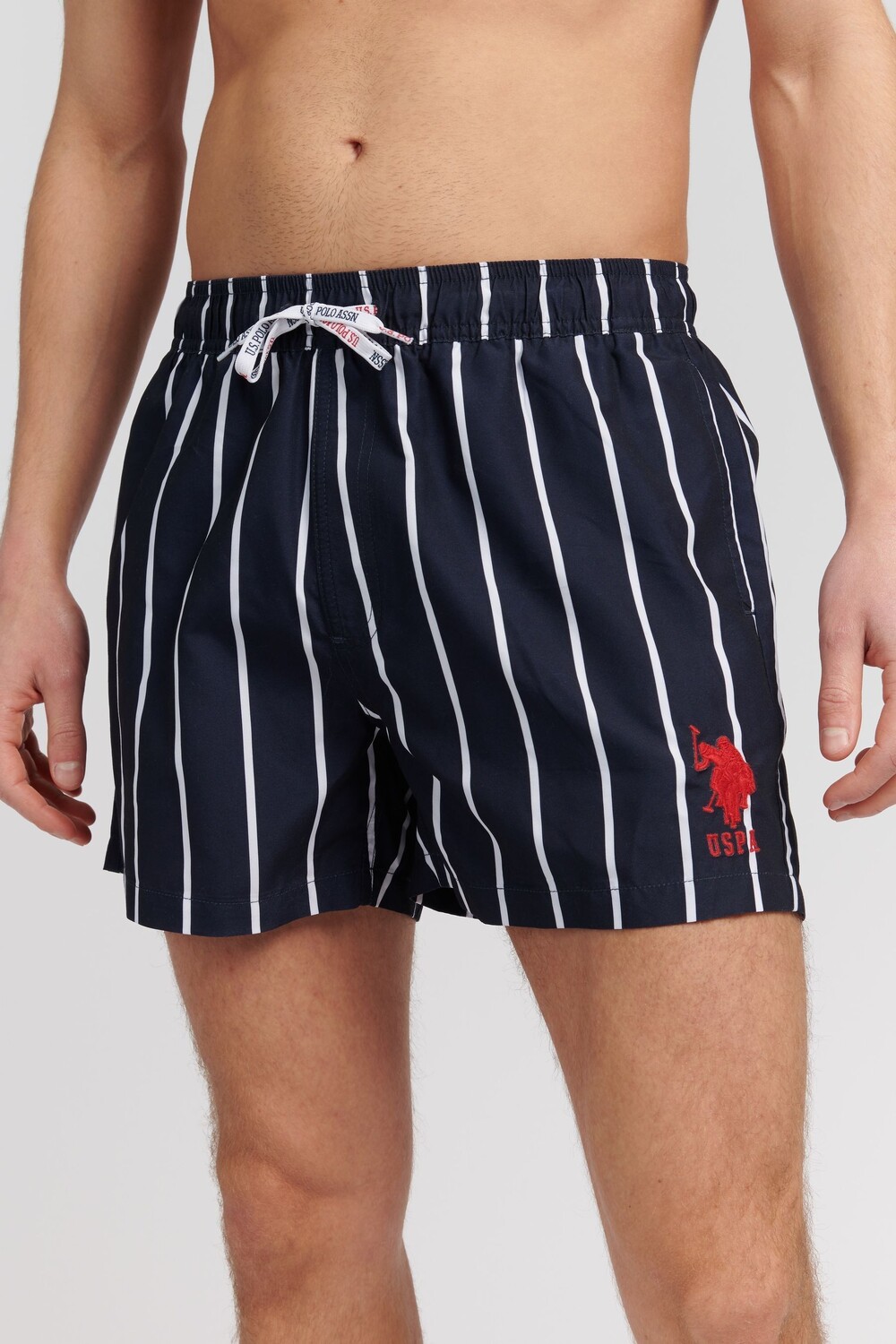 

Шорты для плавания в полоску U.S. Polo Assn, синий