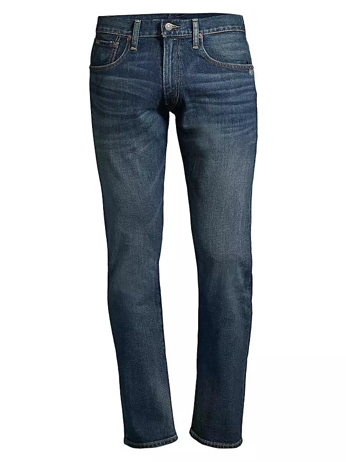 Узкие прямые джинсы Varick Polo Ralph Lauren, цвет rockford