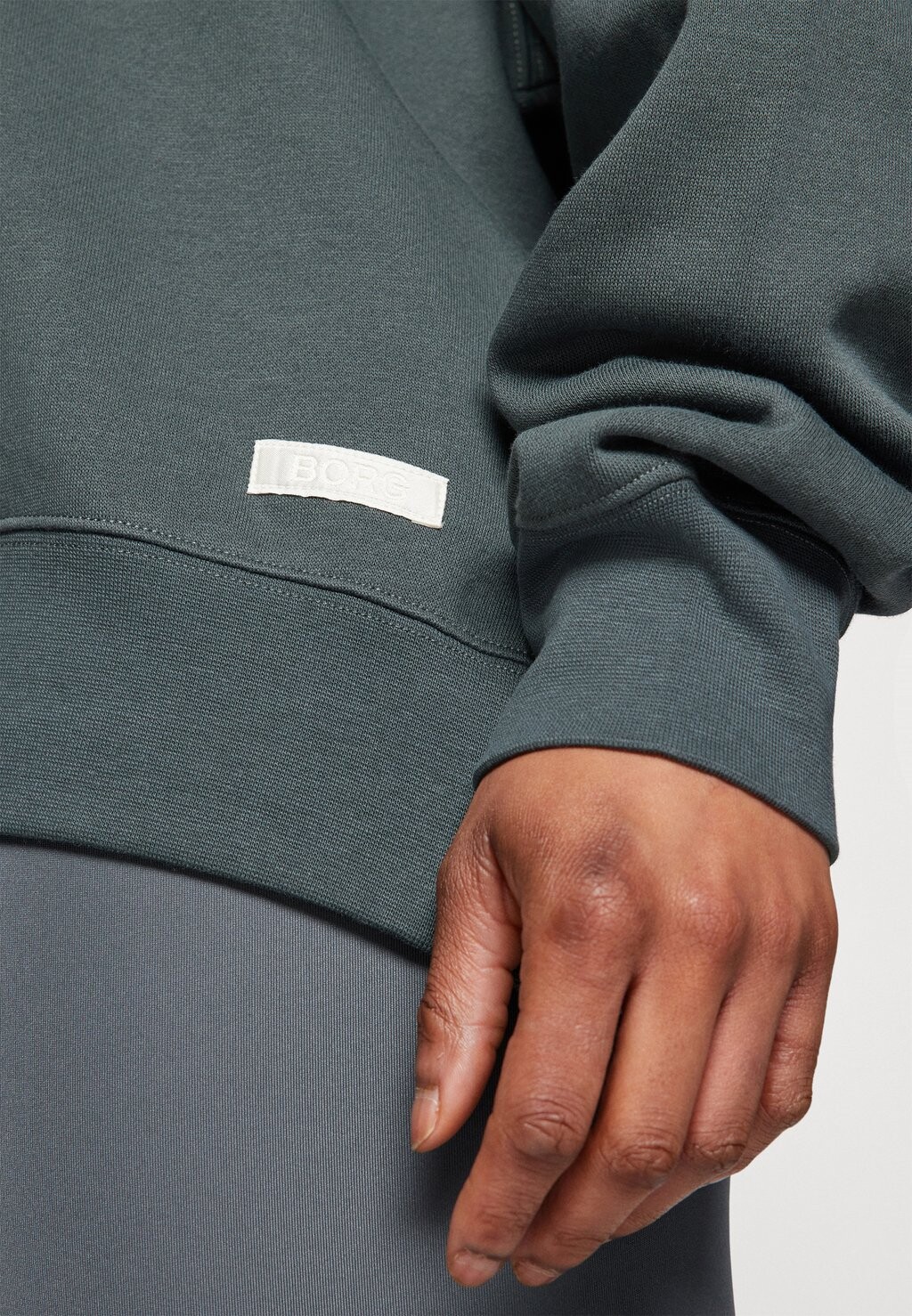 

Свитшот Björn Borg, серо-голубой Studio Oversized Crew