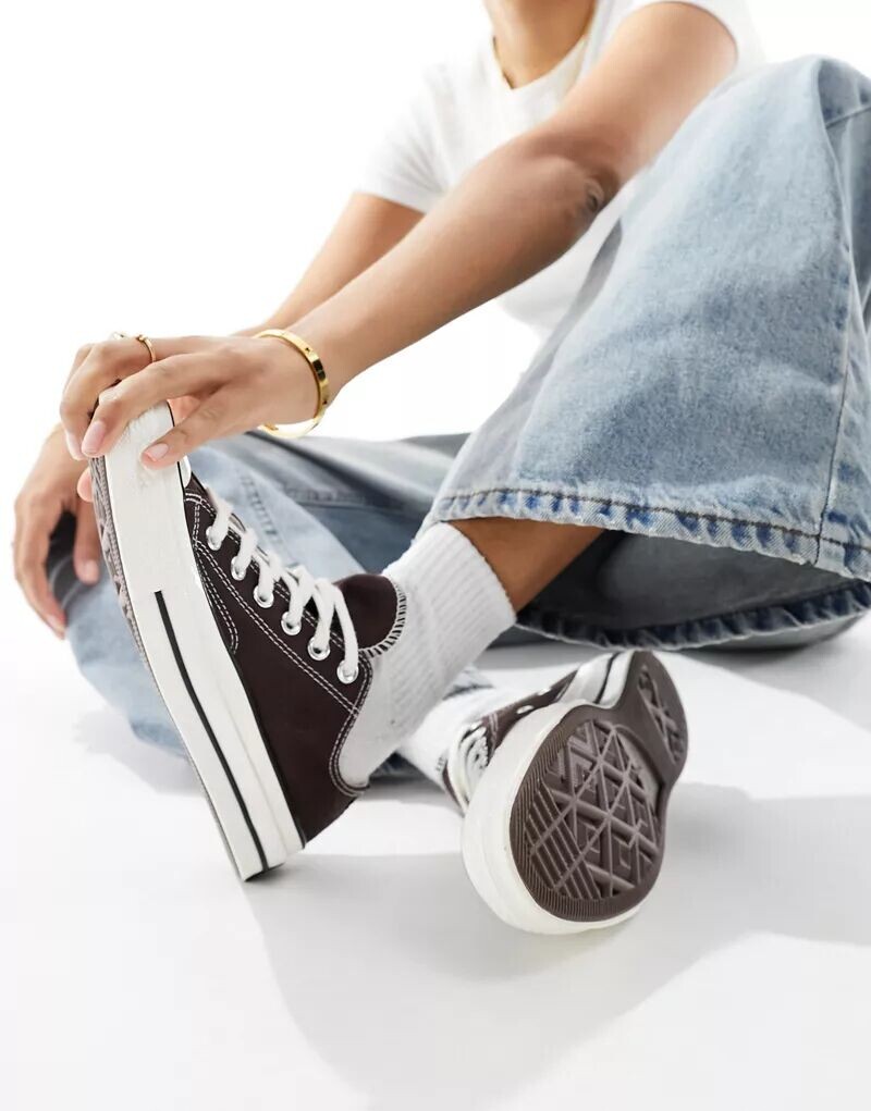 

Темно-коричневые кроссовки Converse Chuck 70 Ox