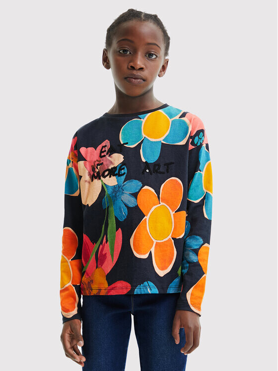 

Блуза стандартного кроя Desigual, черный