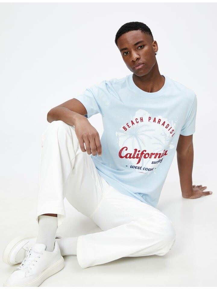 

Футболка KOTON T shirt, синий
