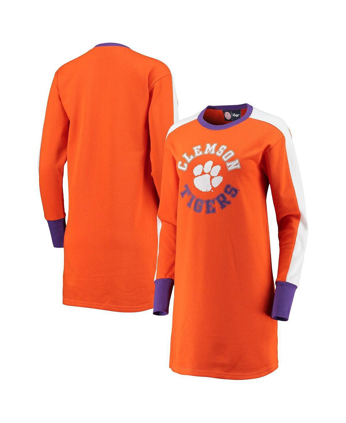 

Женское оранжево-фиолетовое платье Clemson Tigers Hurry-Up Offense G-III 4Her by Carl Banks