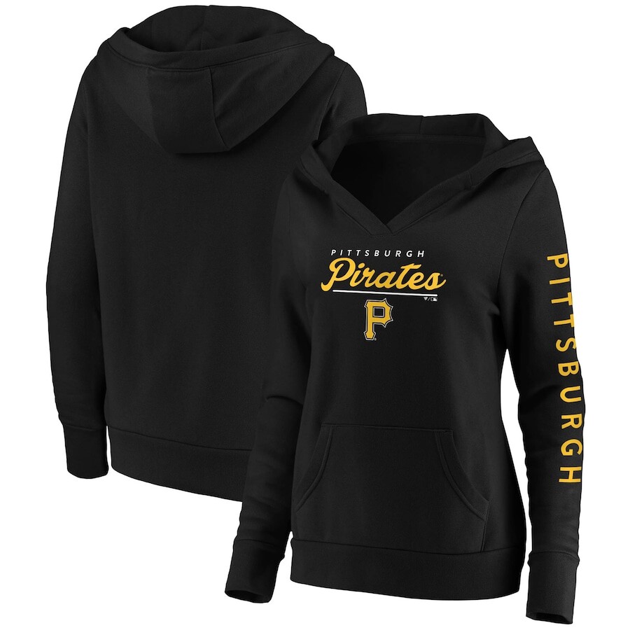 

Пуловер с капюшоном Fanatics Branded Pittsburgh Pirates, черный