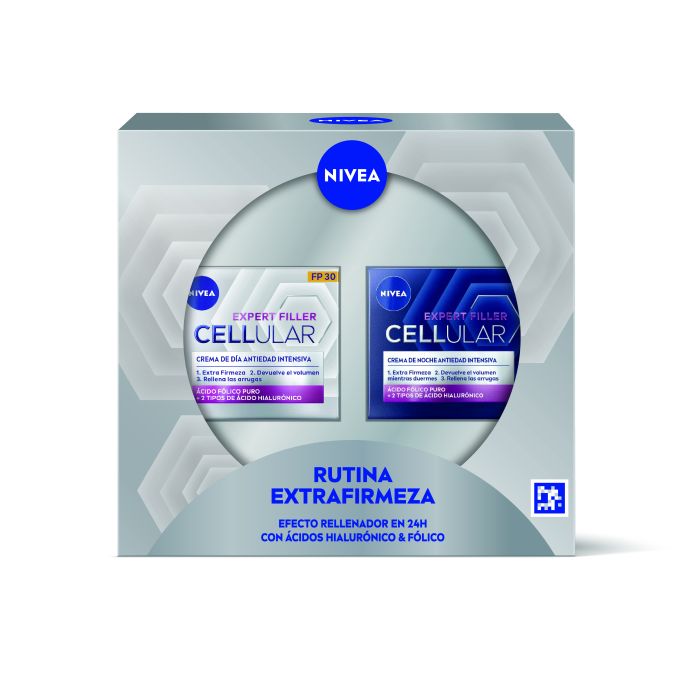 Дневной крем для лица Pack Cellular Expert Filler Rutina Extrafirmeza Nivea, Set 2 productos