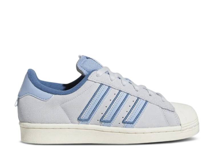 

Кроссовки Adidas SUPERSTAR J 'ALTERED BLUE WHITE', красный