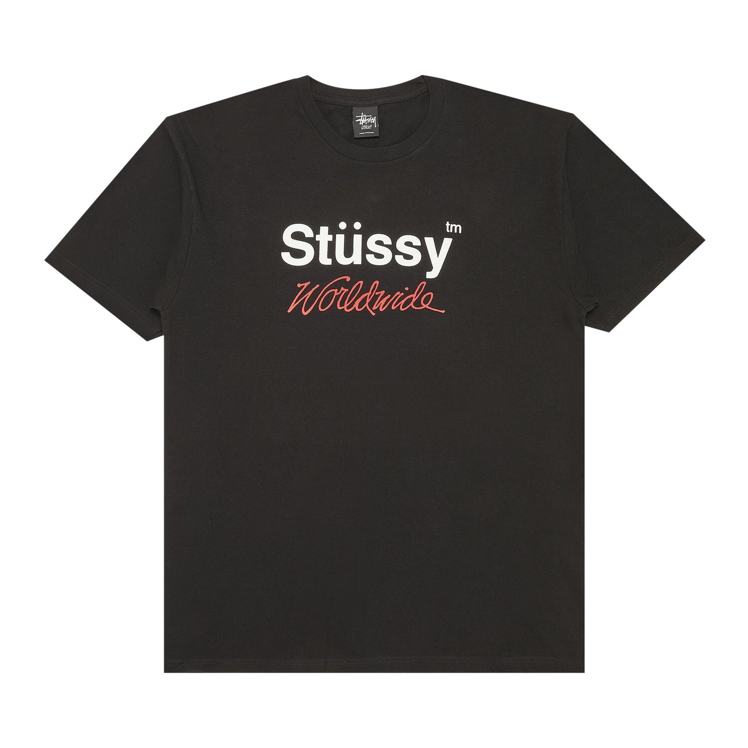 

Футболка Stussy Worldwide, черная, Черный