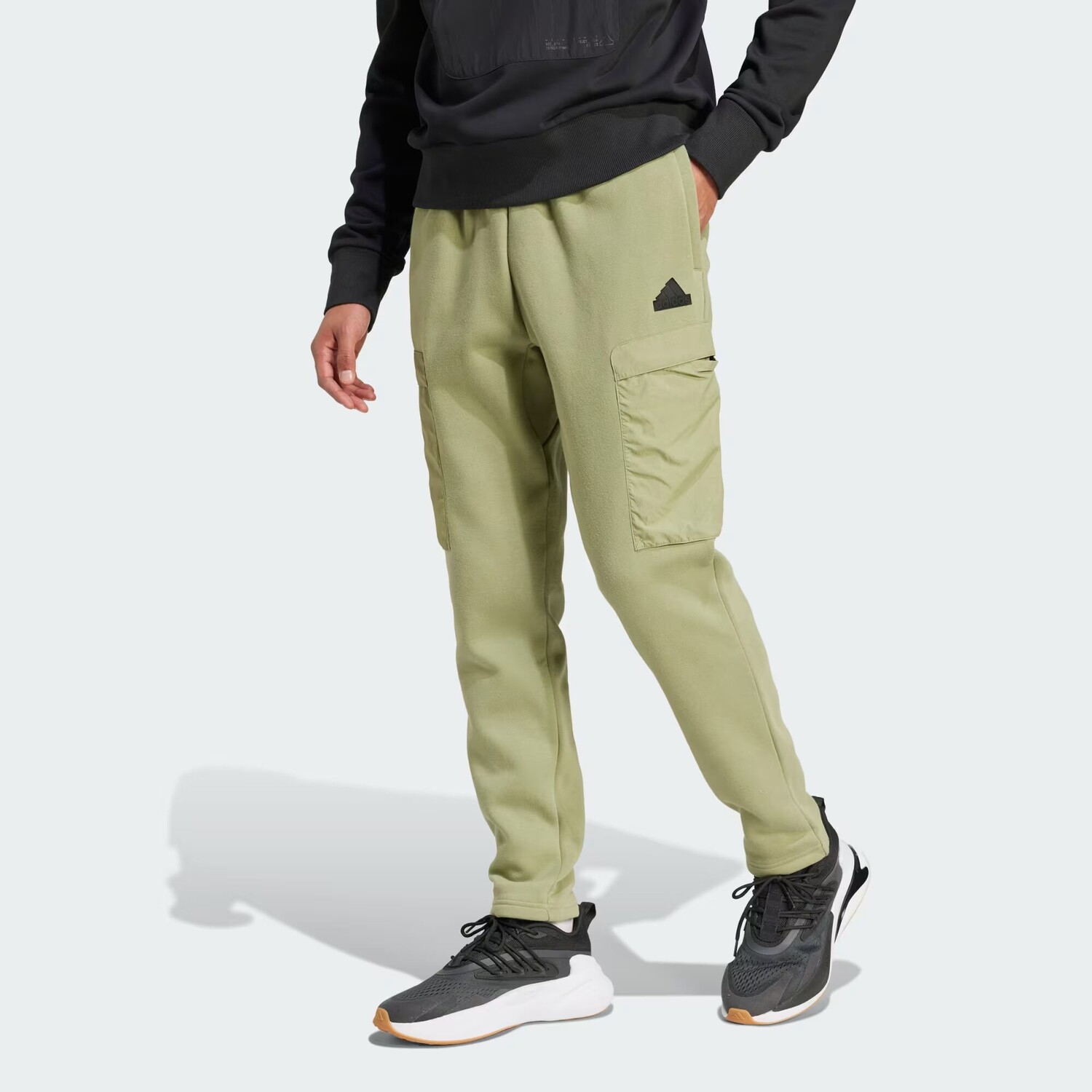 

Флисовые брюки City Escape Adidas, цвет Tent Green