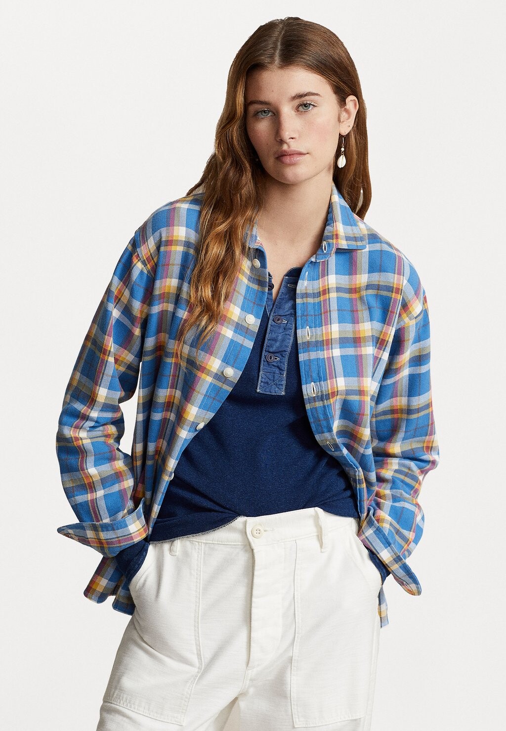 

Блуза на пуговицах LONG SLEEVE Polo Ralph Lauren, белый