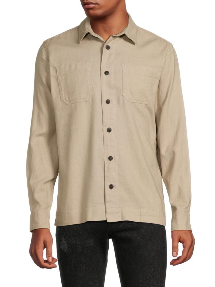 

Осенняя рубашка с двумя карманами Jjlogan Jack & Jones, цвет Crockery