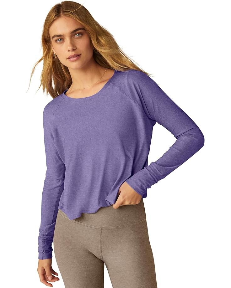 

Пуловер Beyond Yoga Featherweight Daydreamer Pullover, цвет Indigo Heather