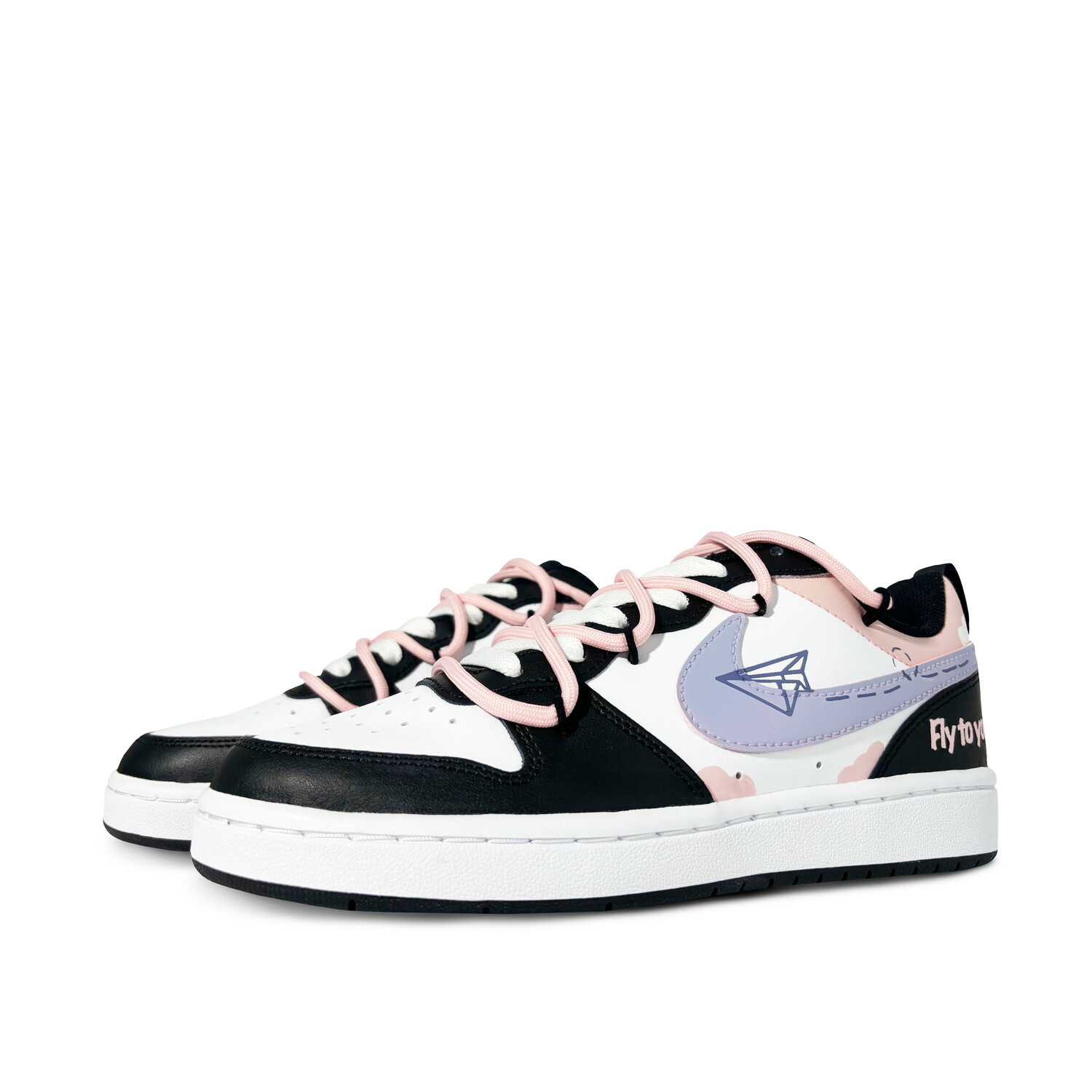 

Кроссовки Nike Court Borough Skateboarding Shoes Women's Low-top Purple, красный