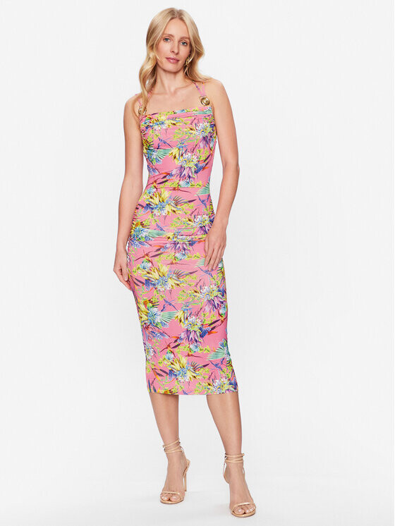 

Коктейльное платье узкого кроя Just Cavalli, розовый