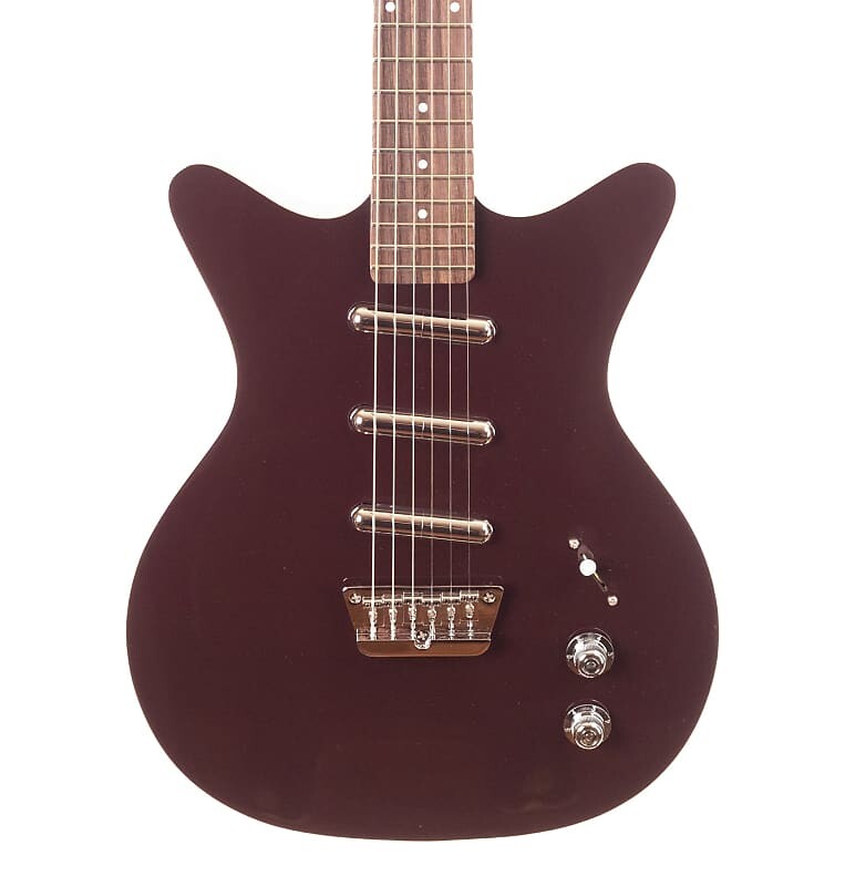 

Электрогитара Danelectro 59 Triple Divine 3-lipstick pickup burgundy only 6 lbs, 2 oz, new model!