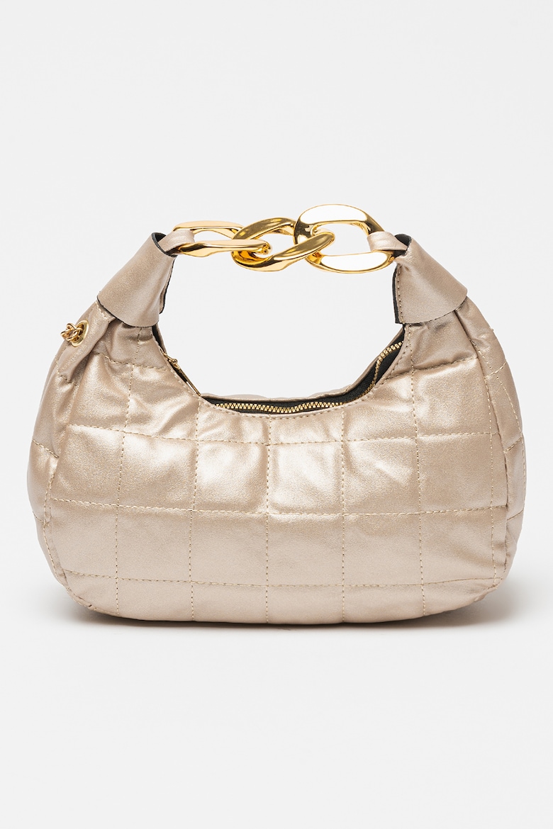 Стеганая сумка с ремешком-цепочкой Francesca Rossi, коричневый