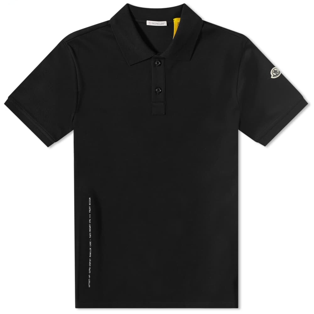 

Поло с короткими рукавами Moncler Genius x Fragment, черный