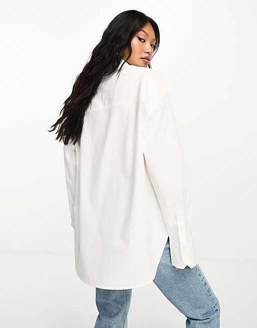

Белая оксфордская рубашка ASOS DESIGN