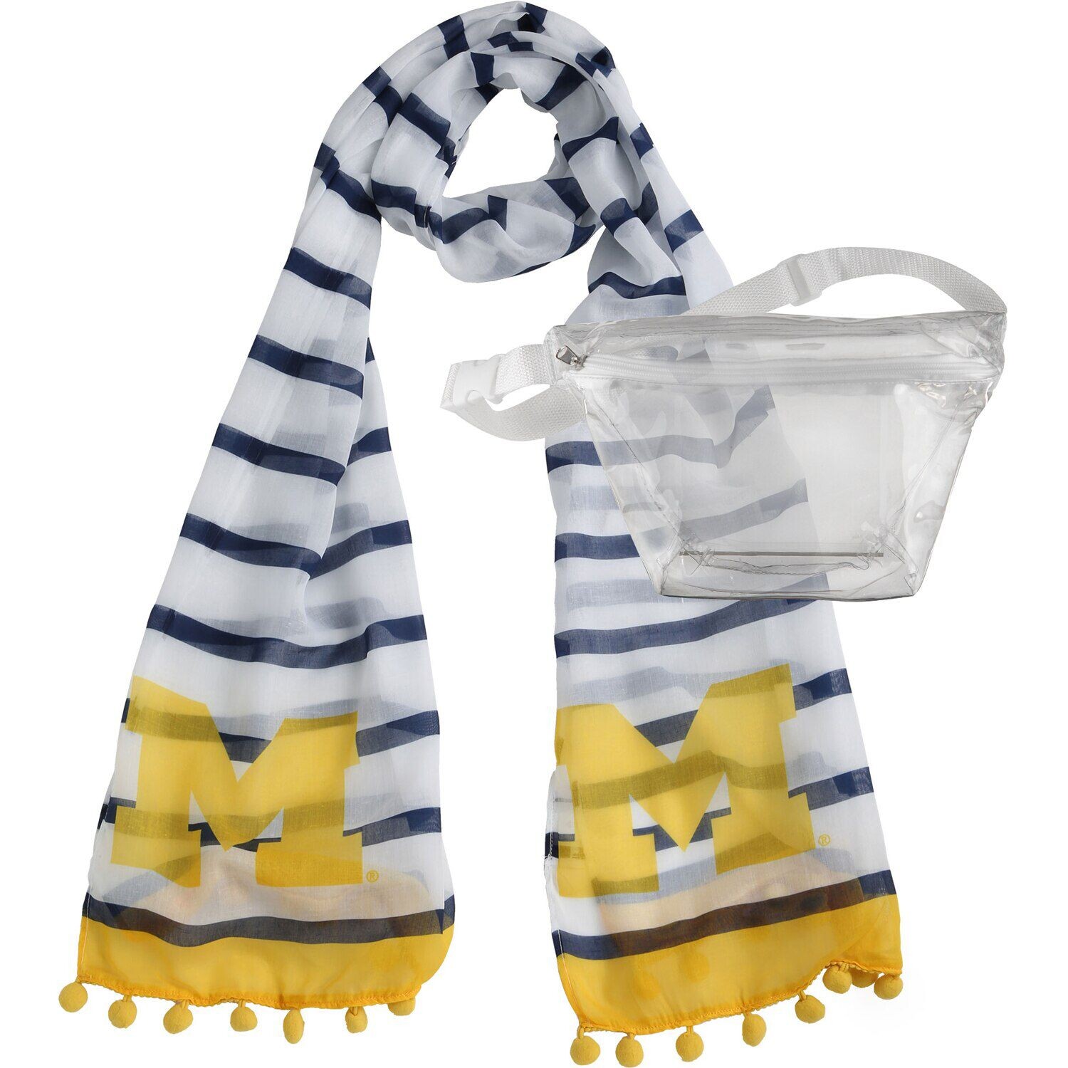 

Поясная сумка Michigan Wolverines с шарфами