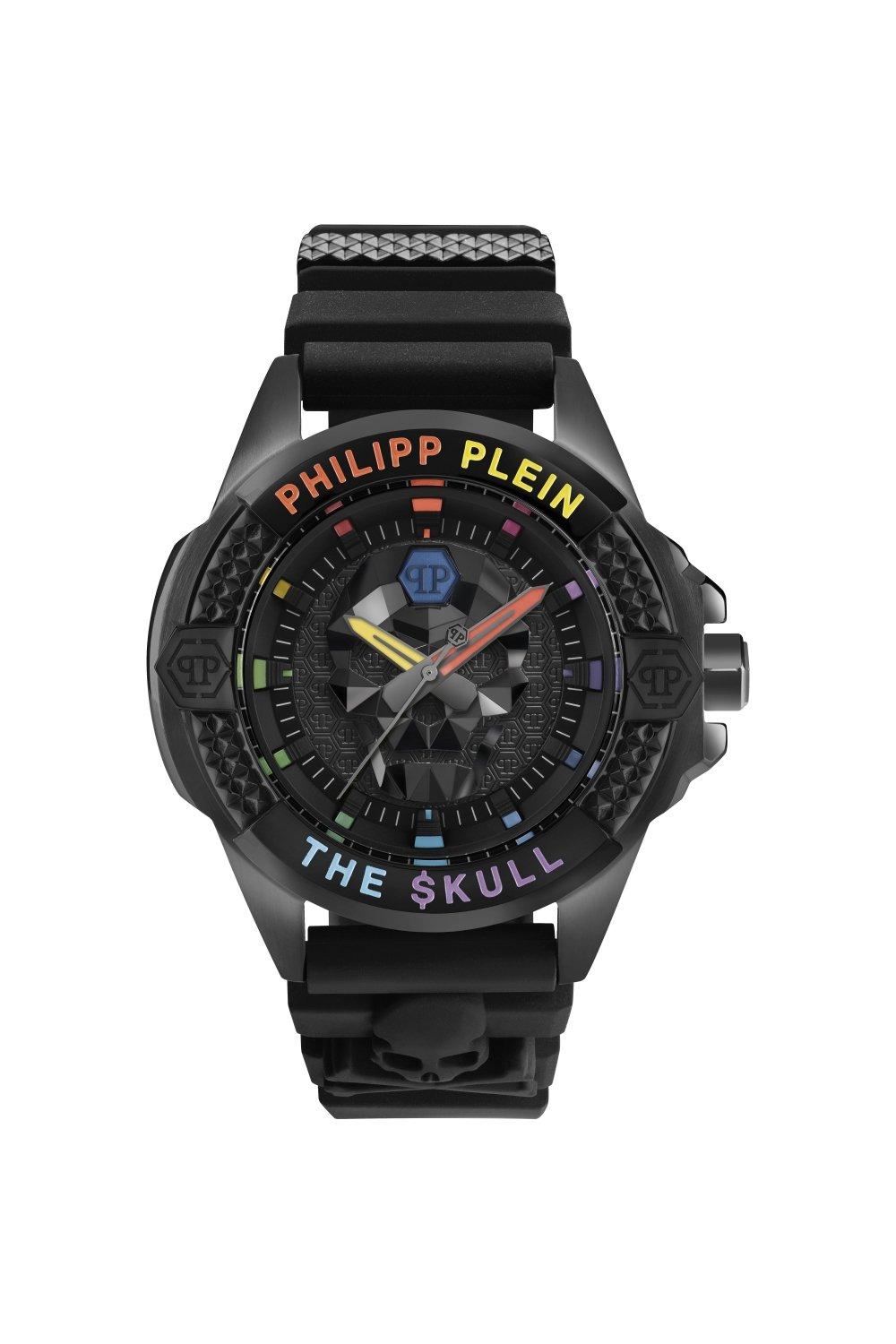 Модные аналоговые кварцевые часы из нержавеющей стали $Kull — Pwaaa0621 , черный Philipp Plein