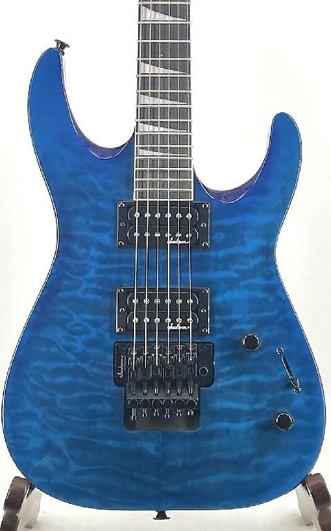 Электрогитара Jackson JS32Q Arched Top Dinky Electric Guitar - Trans Blue
