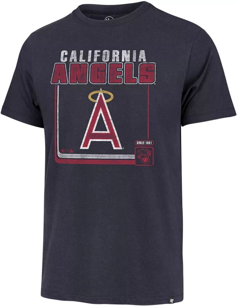 

Мужская темно-синяя футболка Los Angeles Angels '47 Cooperstown Borderline Franklin