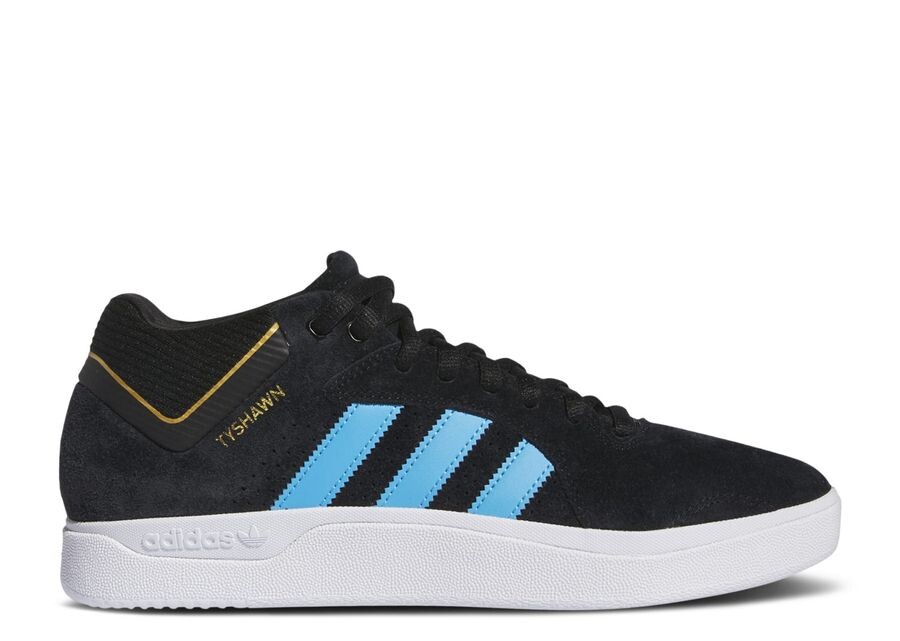 

Кроссовки adidas Tyshawn 'Black Blue Burst', черный