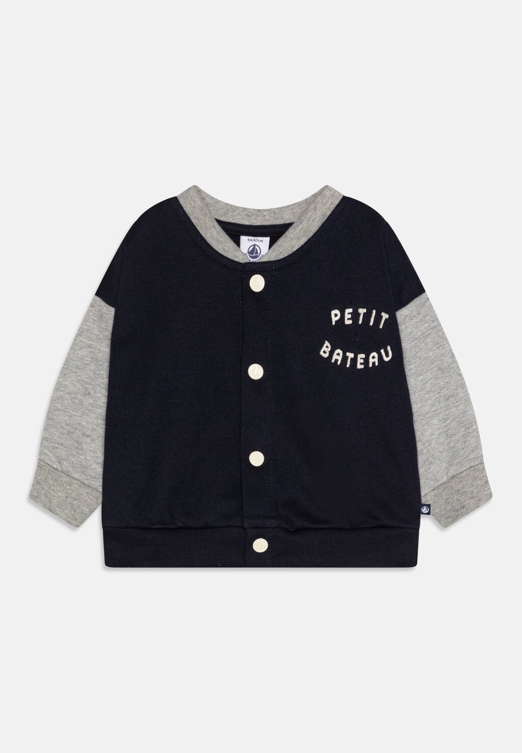 Толстовка BABY TEDDY MURMURE UNISEX Petit Bateau, цвет smoking/chaton