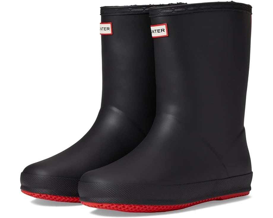 Ботинки Hunter Original First Classic Insulated Boot, цвет Black/Logo Red/Black кроссовки boss rusham logo black