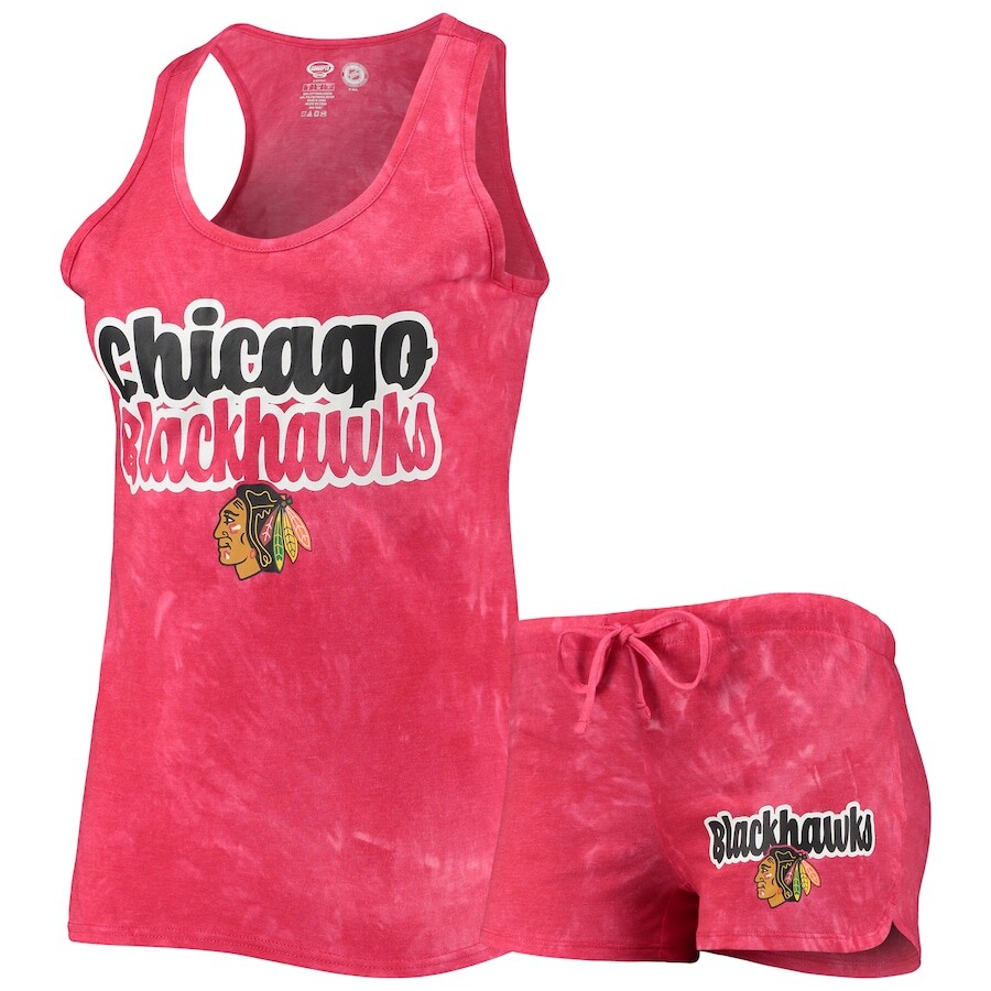 

Пижамный комплект Concepts Sport Chicago Blackhawks, красный