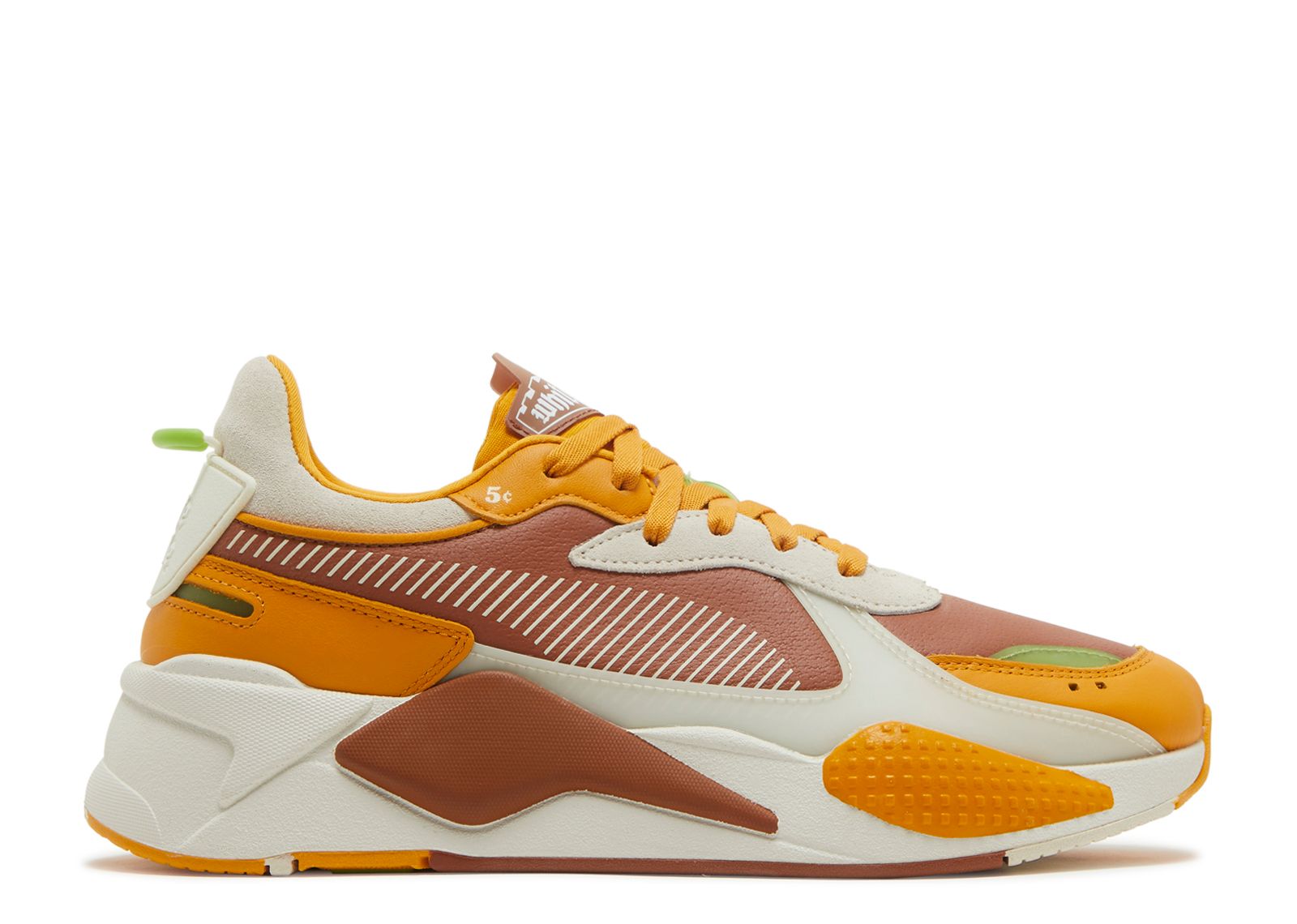 

Кроссовки Puma White Castle X Rs-X 'Mocha Bisque Sunflower', коричневый