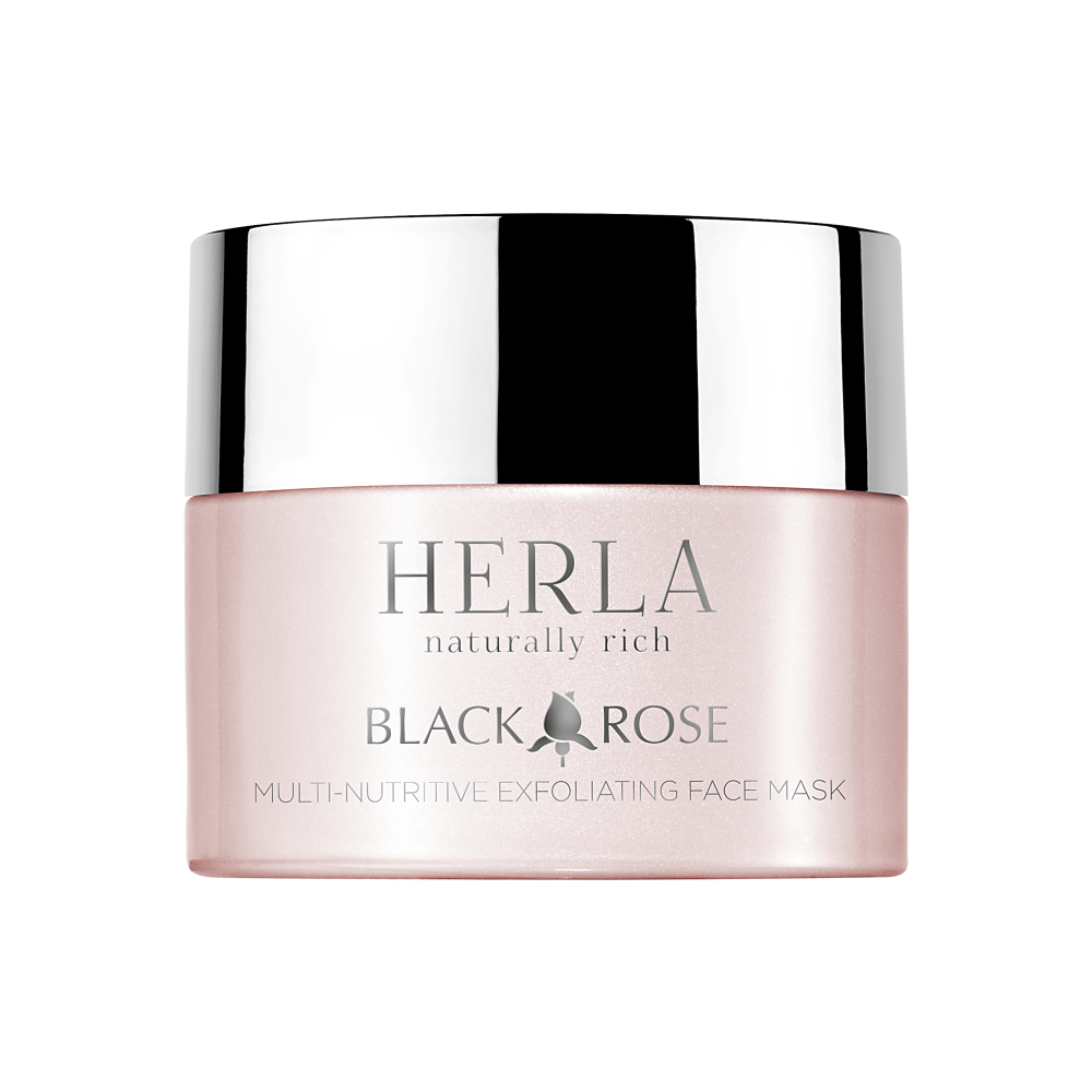 Омолаживающая крем-маска для лица Herla Black Rose, 50 мл