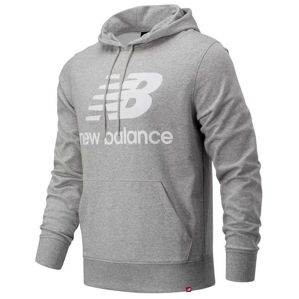 

Толстовка New Balance Essentials Stacked Logo, серый