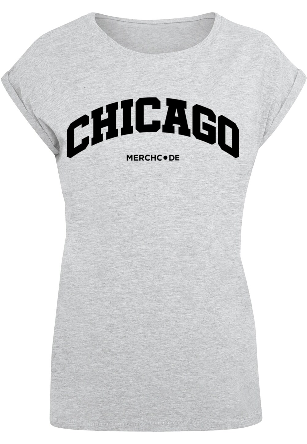 Рубашка Merchcode Chicago, пестрый серый