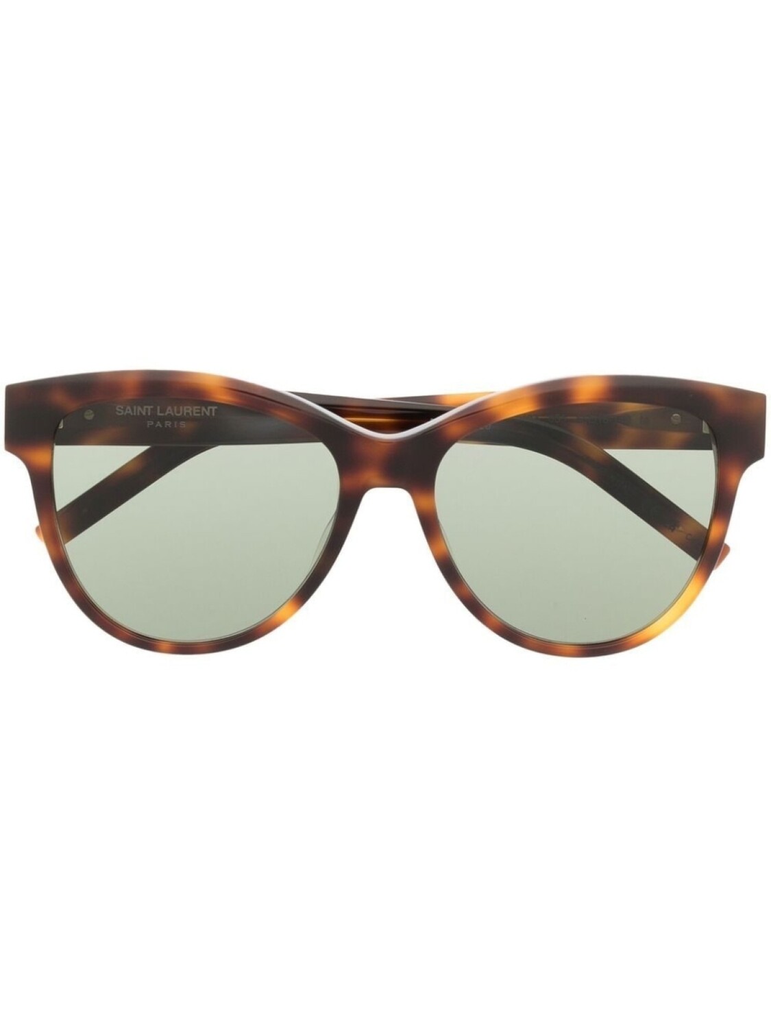 

Saint Laurent Eyewear солнцезащитные очки в оправе 'кошачий глаз', коричневый