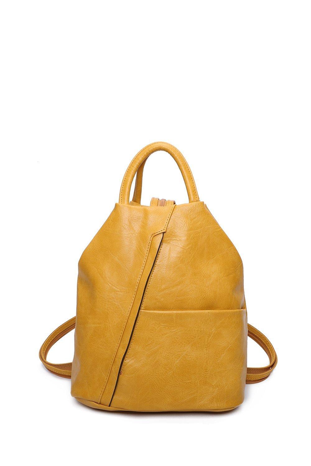 Рюкзак-трансформер Shira из искусственной кожи Fontanella Fashion, желтый