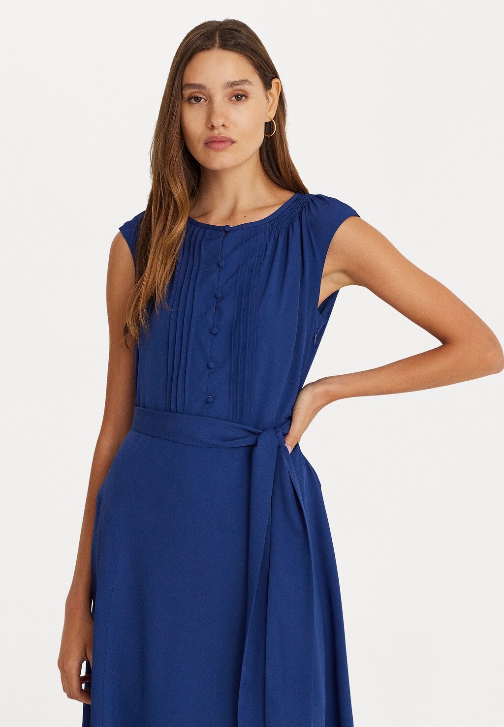 

Дневное платье Lauren Ralph Lauren JILLEAH SHORT SLEEVE DAY DRESS, цвет indigo sail