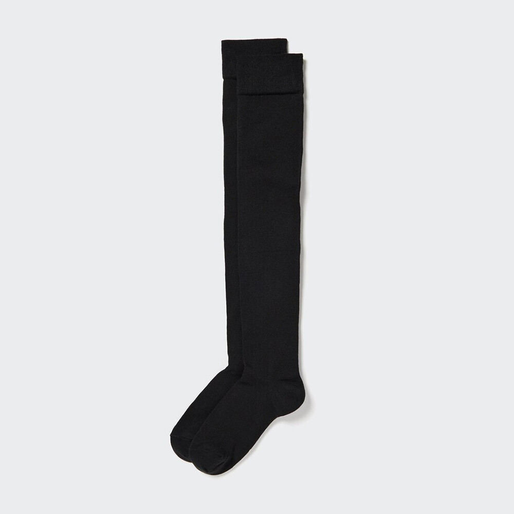 

Женские носки Uniqlo HEATTECH до колек, черный