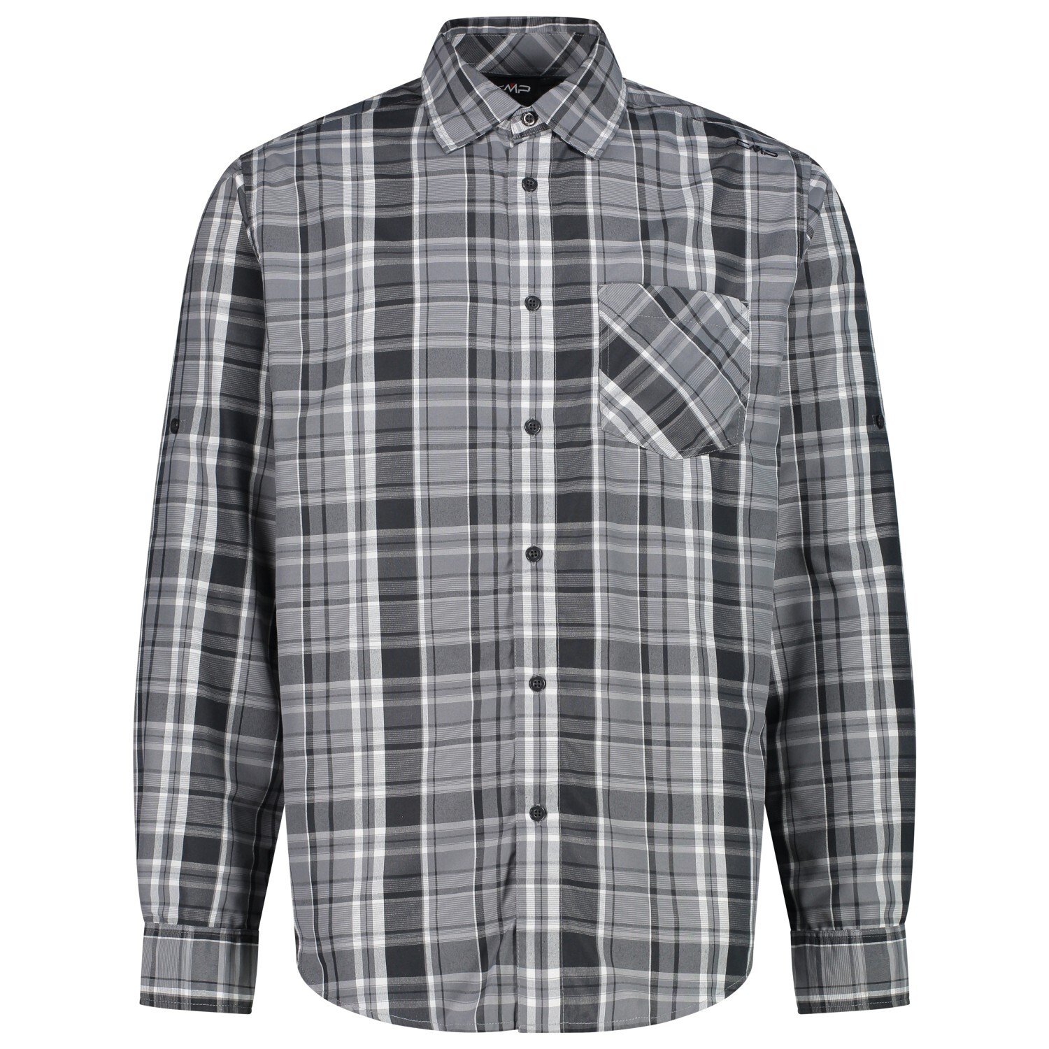 

Рубашка Cmp Longsleeve Shirt, цвет B Co/Graffite/Antracite, Серый