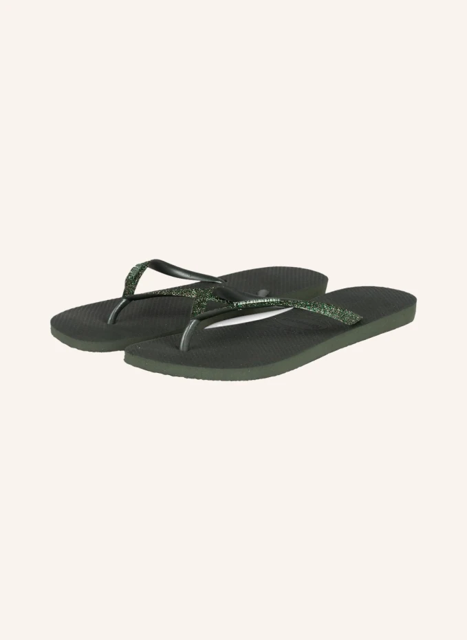 

Разделитель пальцев slim glitter Havaianas, хаки