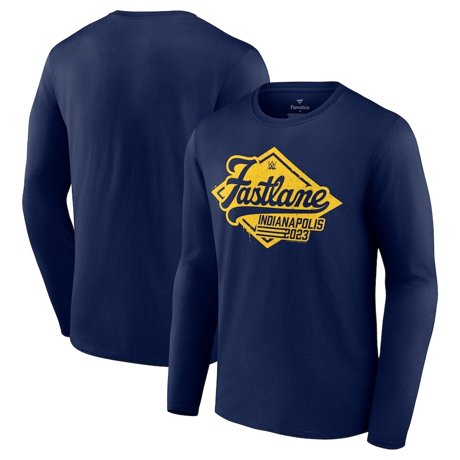 

Футболка с длинным рукавом Fanatics Branded Wwe Merchandise, нави