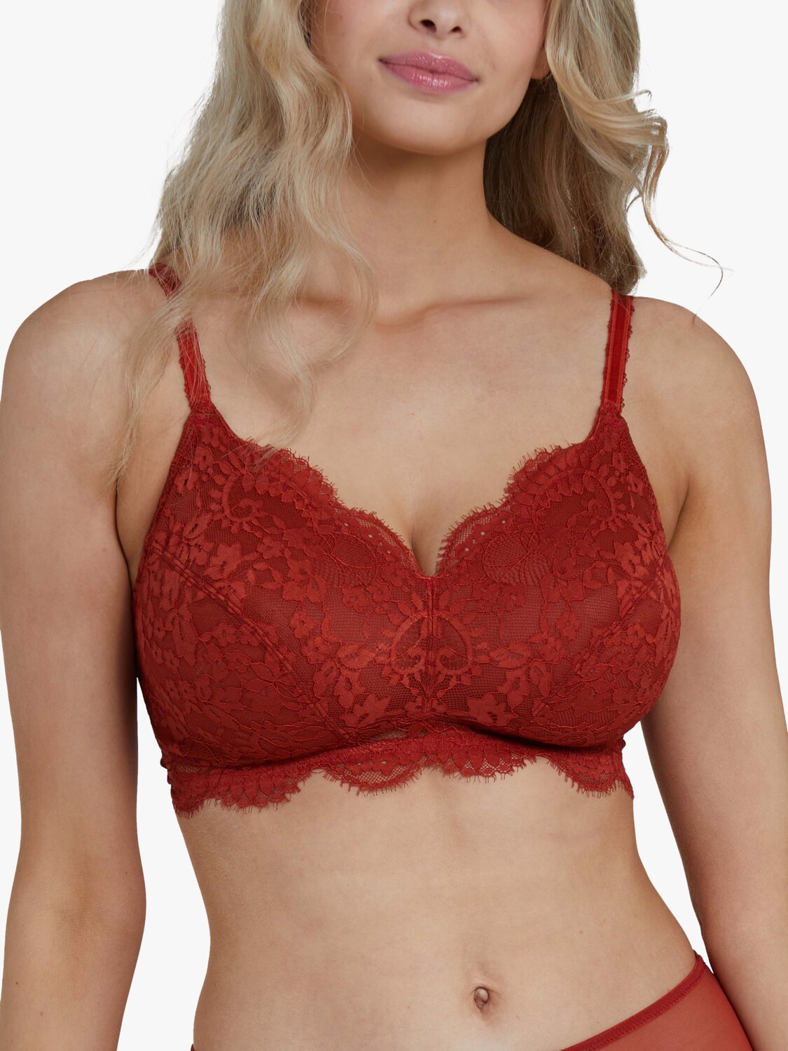 

Бюстгальтер без косточек Deja Day Emma Petal Design, цвет имбирь