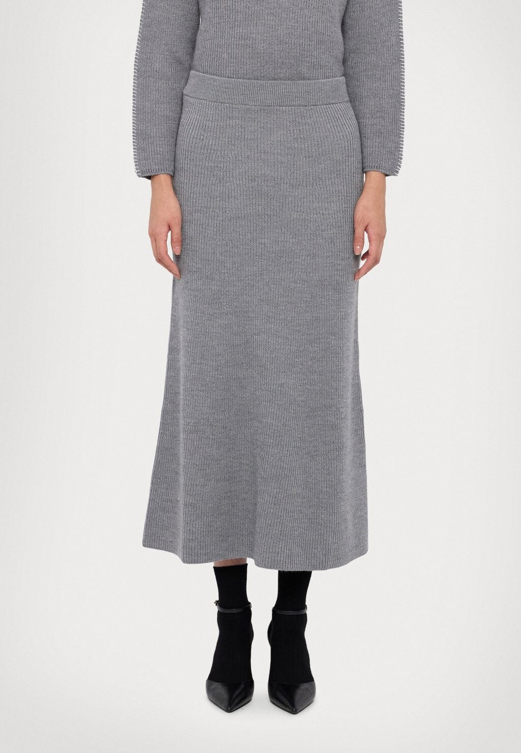 

Юбка А-силуэта AGILE Max Mara Leisure, светло-серый