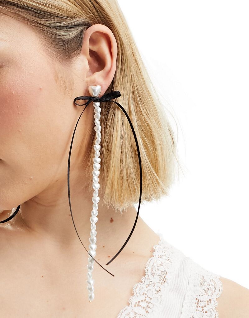 

Серьги-подвески ASOS, ограниченная серия, с бантом