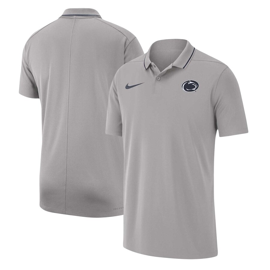 

Поло с коротким рукавом Nike Penn State Nittany Lions, серый