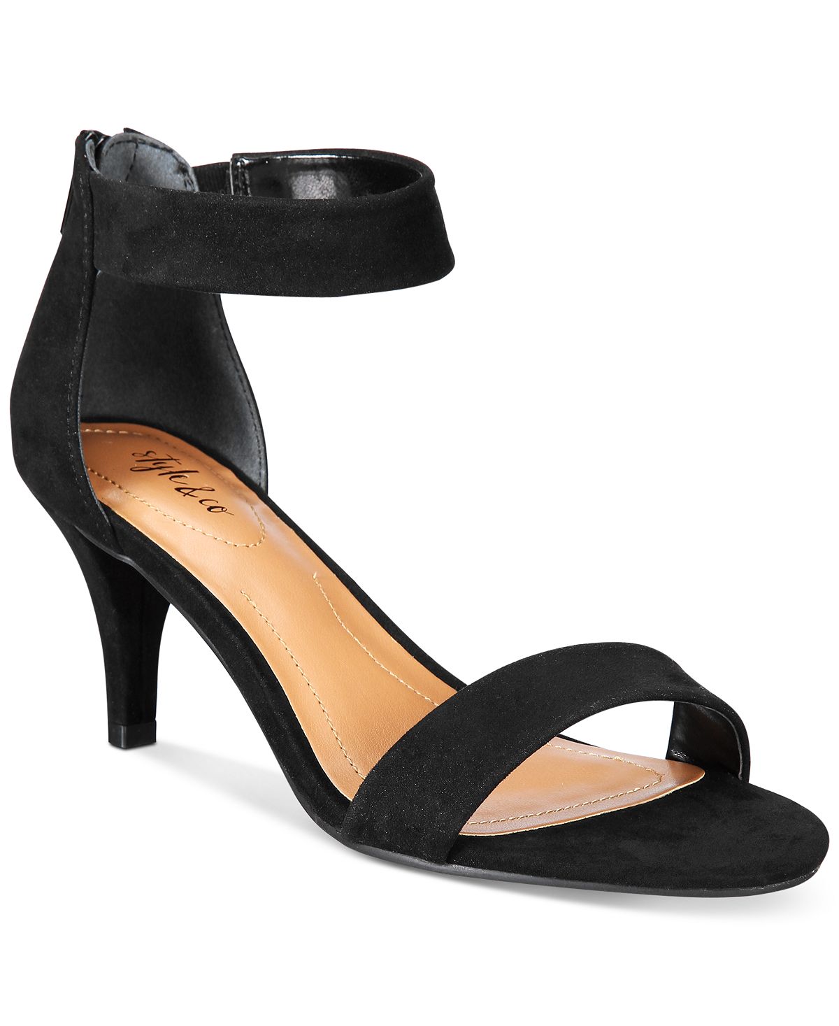 Двухсекционные модельные сандалии Paycee Style & Co, черный concise style black