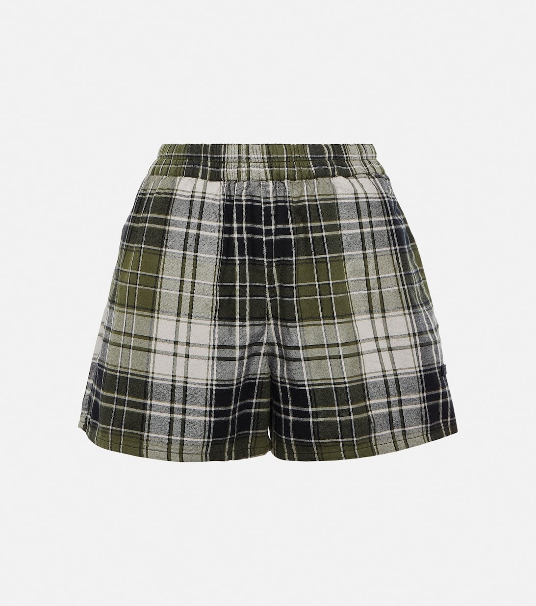 

Фланелевые шорты Roxx в клетку ACNE STUDIOS, зеленый