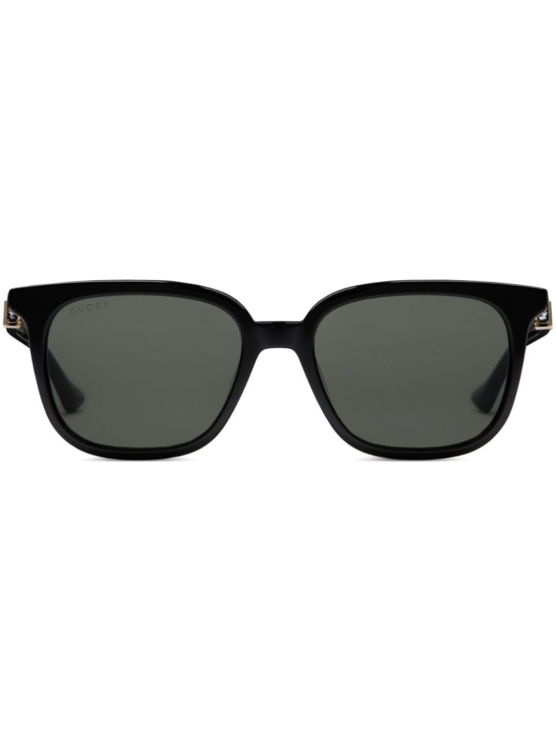 

Gucci Eyewear солнцезащитные очки в квадратной оправе с логотипом, черный