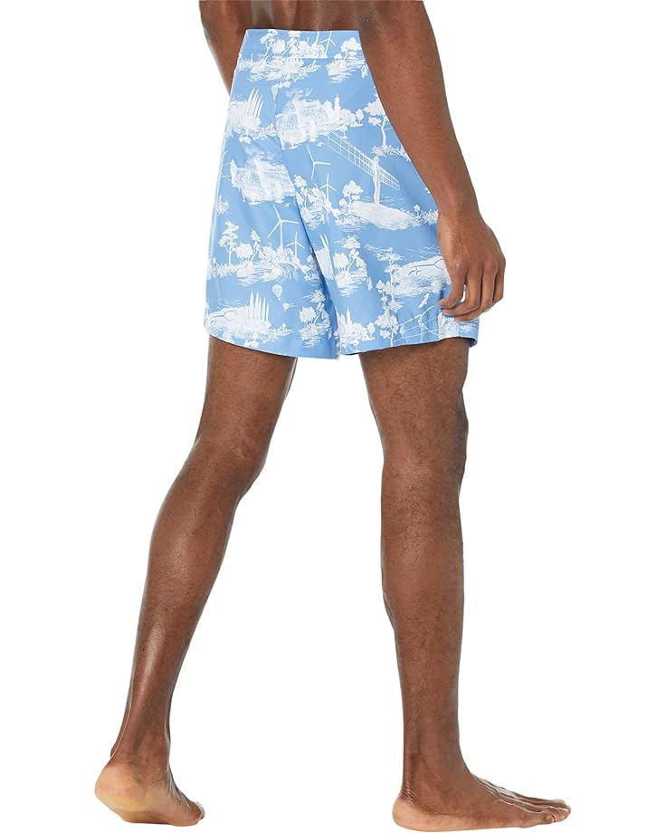 Шорты для плавания Ted Baker Holoway Printed Swim Shorts, синий